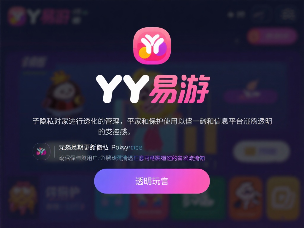 为了增强玩家的信任，YY易游对其隐私政策进行了透明