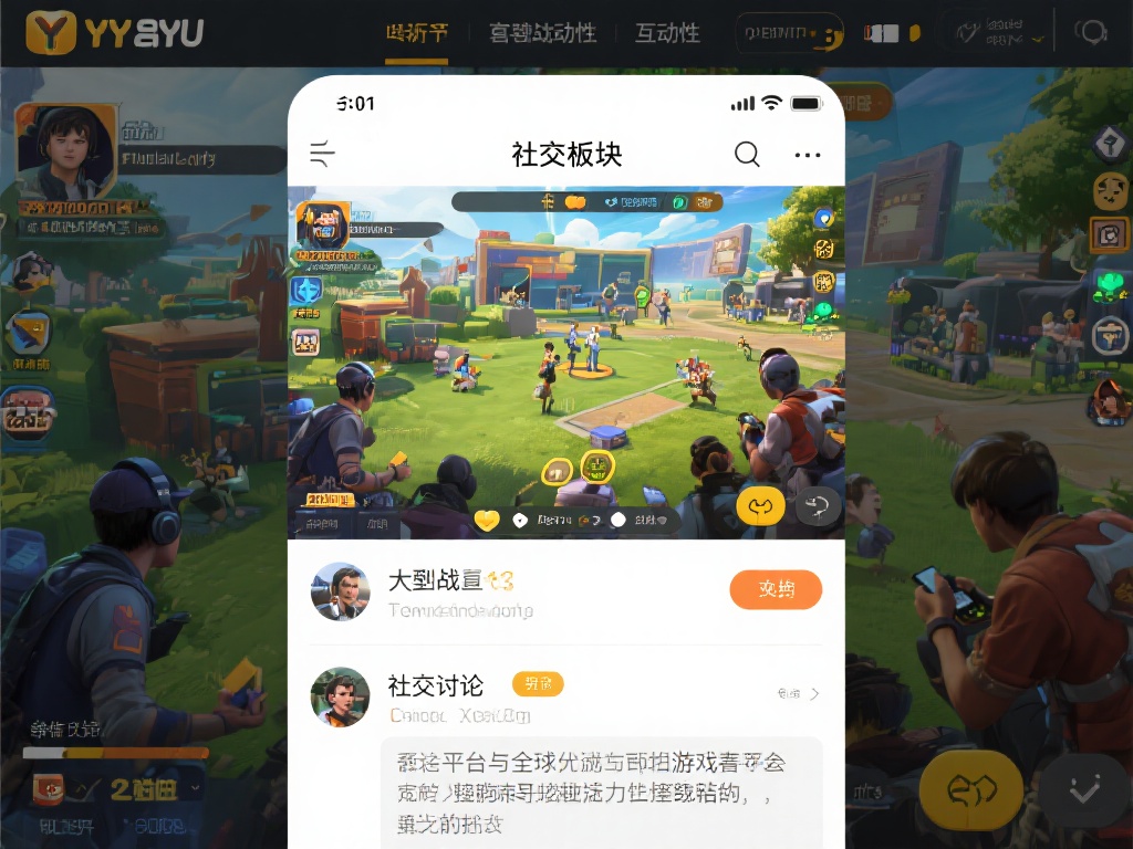 “探索YY易游体育官网首页提供的专属游戏平台体验” 此外,为增强互动性,YY易游特别设立了社交板块,让