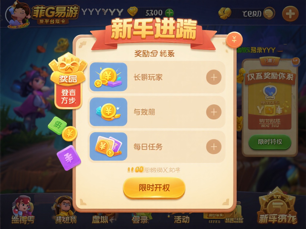 新手指南:快速掌握菲戈易游YY平台操作技巧 菲戈易游YY平台设有一套奖励系统,来激励玩家不断进